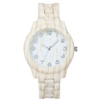 Montre-bracelet unisexe en silicone à motif bambou, style bois de santal, numérique, créative, anti-acier, bracelet tendance, quartz 40mm, best-seller AliExpress