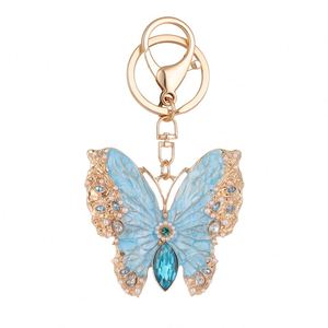 New Glazed butterfly Enamel-plated Oil Drip Brooch Keychain for Dual-purpose Coat Brooch Bag Pendant and <b>Small</b> <b>Gift</b> - Product Image 5