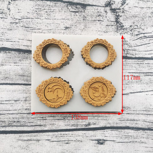 YS DIY pastel Fondant molde marco <span class=keywords><strong>Chocolate</strong></span> Gumpaste galleta molde azúcar artesanías aromaterapia yeso foto hornear herramientas Decoración - Product Image 4