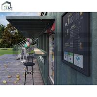 Café sur le toit complet 20FT 40FT Container Bar Coffee Shop préfabriqué de luxe