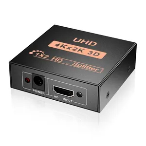 OEM vente en gros, répartiteur HDMI 4K x 2K 1x2 1 in 2 out 4K avec répartiteur UHD, commutateur HDMI pour téléviseur, ordinateur, HDMI