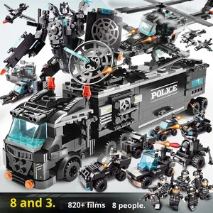 Quân sự MECHA tàu sân bay hàng không vũ trụ tên lửa giáo dục Lắp ráp khối xây dựng bộ trẻ em ABS nhựa 400-800 miếng nhỏ - Product Image 2