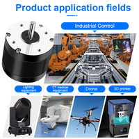 RB Nema23 Motor Stepper dengan Driver Motor Stepper hibrida untuk Motor Stepper dengan Kit gigi Dc untuk Printer 3D HB