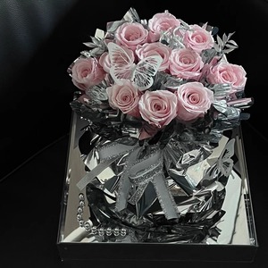 Flores Eternas Preservadas Hechas a Mano <span class=keywords><strong>Aurora</strong></span> Rose para Pascua, Día de San Valentín, Navidad, Aniversario, Graduación y Propuestas - Product Image 2
