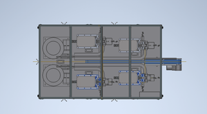 Máy in pad tự động cấp liệu bằng điện, màu sắc 1 2 3 4, vỏ nhôm, dành cho kính áp tròng điện tử - Product Image 3