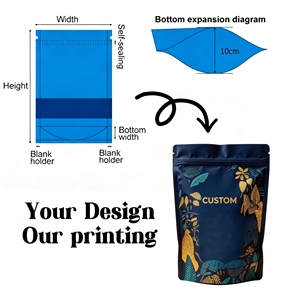 <span class=keywords><strong>Bolsa</strong></span> de Mylar Personalizada con Sellado Térmico, <span class=keywords><strong>Bolsa</strong></span> con Cierre Ziplock para Frutos Secos Mixtos - Product Image 3