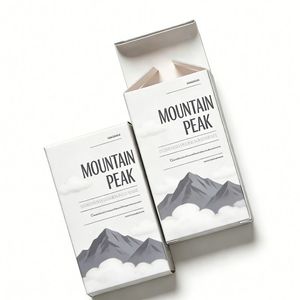 กล่องเครื่องสำอางกระดาษแข็งสีขาวทำจากวัสดุรีไซเคิลแบบกำหนดเอง บรรจุภัณฑ์กระดาษสีขาวล้วนสำหรับของขวัญ - Product Image 4