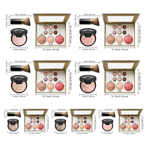 Set Cosmetico per il Trucco del Viso, Kit Regalo Multifunzionale con <span class=keywords><strong>Palette</strong></span> per Illuminante, Ombretto, Blush e Contouring - Product Image 3