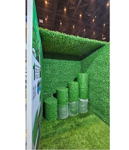 Paneles de Césped Artificial Resistentes a la Intemperie, Polietileno Verde, Fácil Instalación para Interiores, Exteriores, Jardines, Balcones, Privacidad - Product Image 2