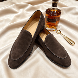 <span class=keywords><strong>Mocasines</strong></span> <span class=keywords><strong>de</strong></span> Gamuza Marrón Oscuro <span class=keywords><strong>de</strong></span> Lujo <span class=keywords><strong>para</strong></span> <span class=keywords><strong>Hombre</strong></span>, Zapatos Formales <span class=keywords><strong>de</strong></span> Negocios <span class=keywords><strong>para</strong></span> <span class=keywords><strong>Hombre</strong></span>, Calzado Elegante Sin Cordones <span class=keywords><strong>para</strong></span> Caballero - Product Image 1