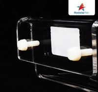 Support acrylique étoile de mer rouge, préfiltre, support de chaussette pour Aquarium récif, sac de microns