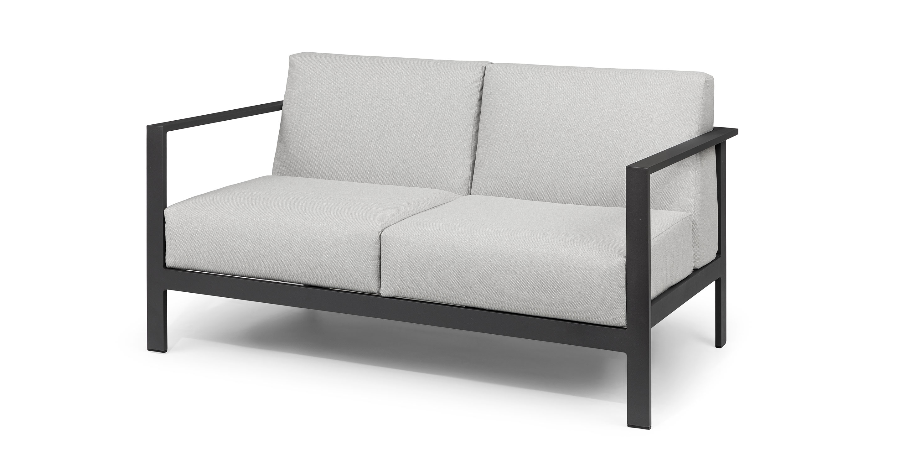 simple design loveseat outdoor sofa chair outdoor furniture aluminum garden sofa chairs