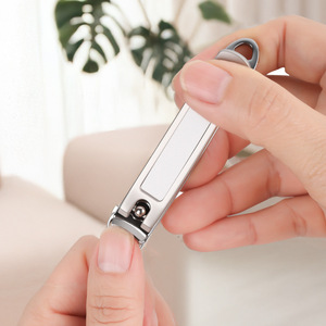 Cortauñas de Acero Inoxidable, Cortador de Uñas de Dedos de Manos y Pies, Herramienta de Manicura Ergonómica con Recolector - Product Image 2