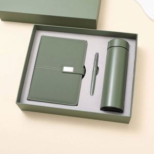 Luxury Business Gift Box Set High Quality PU Notebook HardCover Insulated Cup Metal <b>Pen</b> Enterprise Customization LOGO - Product Image 4
