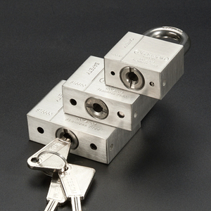 ST66 50 Mét Chống Trộm Padlock Marine Candado Pad Vuông Khóa Khóa Candados Padlocks Thép Không Gỉ Key + Key 3 Brass Keys ROHS - Product Image 2