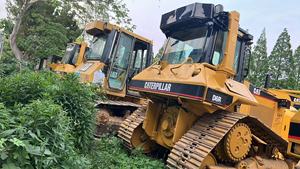 รถดันดินตีนตะขาบ CAT สีเหลือง รุ่น D6R มือสอง เครื่องยนต์ประสิทธิภาพสูง ผลิตในสหรัฐอเมริกา - Product Image 4