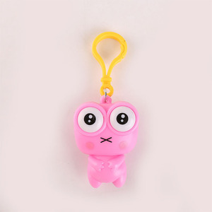 New Design Soft Cute Hand Toys TPR Frog Keychain Squishy Stress Relief Ball Toys Squeeze Stress <b>Fidget</b> Toy - Product Image 6