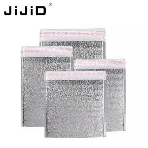 JIJID Insulated Shipper Box Liner Fresh Food Delivery Thermal Insulated Pouch Aluminum Foil Food self- adhesive Insulation Bag