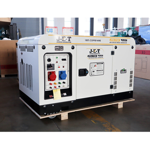 Groupe électrogène de secours 10kVA 20kVA / Générateurs silencieux à alternateur 220V JT-10GF 5kW 6kW 10CV Gerador Port - Product Image 4