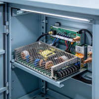 Alimentation électrique industrielle Meanwell HRP-200-24 200W 1U à profil bas avec PFC réglable 24V