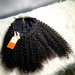 Eau bouclée après brossage perruque cheveux humains vietnamiens déjà faits perruque dentelle fermeture vietnamienne jeunes donneurs de cheveux - Product Image 1