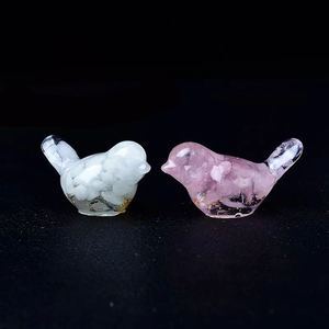 Venta al por mayor nuevo diseño de animales artesanales de cristal gran <span class=keywords><strong>precio</strong></span> pequeños pájaros de resina tallados para regalos de decoración - Product Image 4