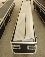 Écran de projection pliable Cavttis de haute qualité, portable, 200 pouces, 16:9, blanc mat, pliage rapide, 4K HD, projecteur extérieur, 1 an de garantie