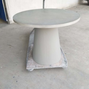 โต๊ะกลมปูนซีเมนต์แข็งแรงทนทานสำหรับตกแต่งสวนกลางแจ้งทันสมัย มีจำหน่ายแล้ว - Product Image 6