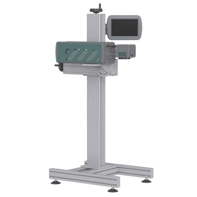Hot Selling Electric CO2 Flying Laser Coding Machine for Date Bar QR Code Printing Engine Driven Cartons Packaging Plastic