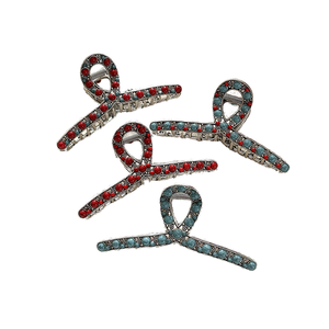 Pinza de Pelo de Metal con Diseño de Tiburón, Estilo Coreano, para Niñas y Mujeres, Diseño Hueco y Exquisito, Tamaño de 12 cm, Accesorios para la Vuelta al Cole - Product Image 1