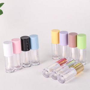 Tubo de brillo de labios al por mayor, 6ml, Varita grande, Etiqueta Privada, contenedor de brillo de labios vacío transparente - Product Image 2