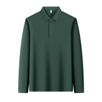 Polo pour homme en Spandex et Nylon, doublure polaire, extensible, col montant, manches longues – Fournisseur d'usine, personnalisation OEM/ODM prise en charge