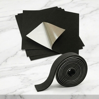 Ruban en mousse conductrice composite noir, feuille de cuivre laminée, éponge PU ignifuge pour la mise à la terre des instruments ESD