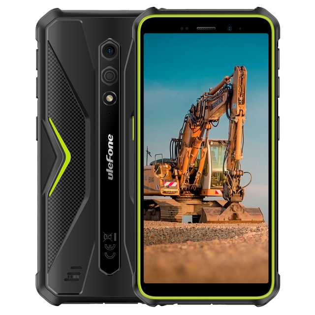 Ulefone Armor X12 3GB+32GB Rugged Phone Face Unlock Android 13 Go MediaTek Helio A22 Quad Core Network: 4G NFC Rugged Phone