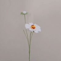 Handgemaakte katoenen gehaakte zonnebloem Cosmos bloemen kunstmatige gebreide bloemdecoratie voor thuis, bruiloft, feest, Valentijnsdag, DIY