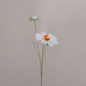 Flores de Girasol y <span class=keywords><strong>Cosmos</strong></span> Tejidas a Crochet, Hechas a Mano con Algodón, Flores Artificiales para Decoración del Hogar, Bodas, Fiestas, San Valentín, DIY - Product Image 6