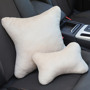 Juego de Almohadas para Asiento de Coche, Soporte Lumbar, Cojín para Reposacabezas, Felpa Suave, Uso General para las Cuatro Estaciones - Product Image 2