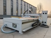 Machine de gravure CNC 1300x2500 pour le bois/la pierre, usage domestique, Artcam/Type3, commande DSP, haute rigidité, 3 axes, 220V/380V
