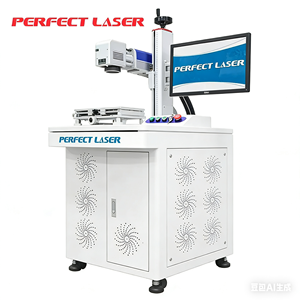 Machine de gravure laser LED flexible à table de travail, performances stables <span class=keywords><strong>pour</strong></span> la gravure sur métal et le marquage de précision - Product Image 1
