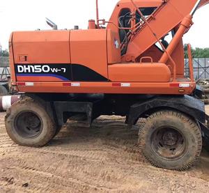 Excavatrice multifonctionnelle sur chenilles originale de la Corée DOOSAN WA150-7 Hyundai à haut rendement en bon état d'occasion en vente - Product Image 1