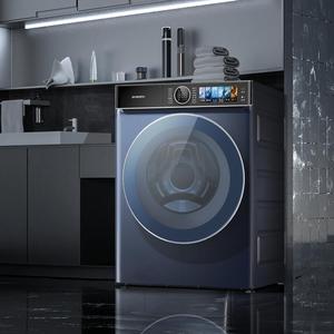 Lave-linge frontal intelligent neuf avec logo OEM, en acier inoxydable, intelligent et automatique, avec prise US - Product Image 1