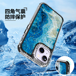 Coque de téléphone série peinture marbre coloré pour <span class=keywords><strong>iPhone</strong></span> 16 Pro Max 15 Pro Max 15plus 14pro 14promax 13 Plus couverture; disponible gratuitement - Product Image 3