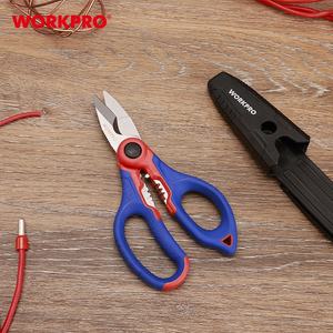 WORKPRO Ciseaux d'électricien professionnels de 6,4 "Pince à dénuder les câbles souples Ciseaux d'électricien en acier inoxydable - Product Image 3