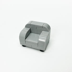 Muebles Modernos para el Hogar, Sofá Granular, Soporte para TV, Decoración de Interiores, Accesorios para Escenas de Bloques de Construcción - Product Image 6