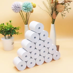 Rouleaux de papier thermique sans noyau de 79mm 3 1/8 Papier de caisse enregistreuse Enregistrement haute visibilité 8080 Papier thermique 80mm X 80mm - Product Image 1