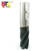 Revêtement TiCN Din844 plus rugueux HSS Cobalt fraise HSSCo8 M42 fraise en carbure de tungstène ébauche brute fraise en bout