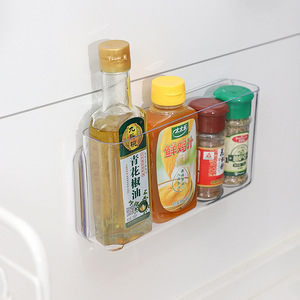 Transparent Wall Mounted Storage Rack Rectangle No Lid Bathroom Shelves For Toiletries And Cosmetics - Product Image 4