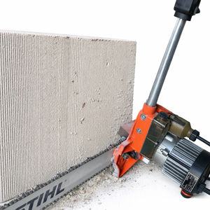 Scie à chaîne électrique industrielle 6 kW HF pour bois, blocs et panneaux en béton - Product Image 1