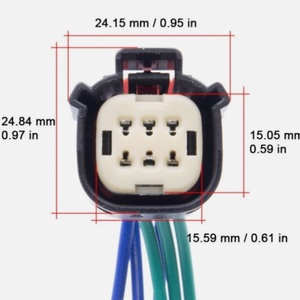 ชุดสายไฟท้ายรถ 3U2Z14S411FEAB สำหรับฟอร์ด ลินคอล์น มอเตอร์คราฟต์ ชุด-A 6 ขา 3U2Z-14S411-FEAB - Product Image 3