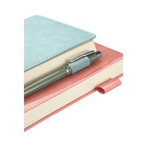 Carnet de Notes A5 en Cuir à Couverture Rigide Cousue, 100 Feuilles, avec Élastique, Cadeaux pour Étudiants, Usage Professionnel, Bureau et École - Product Image 6